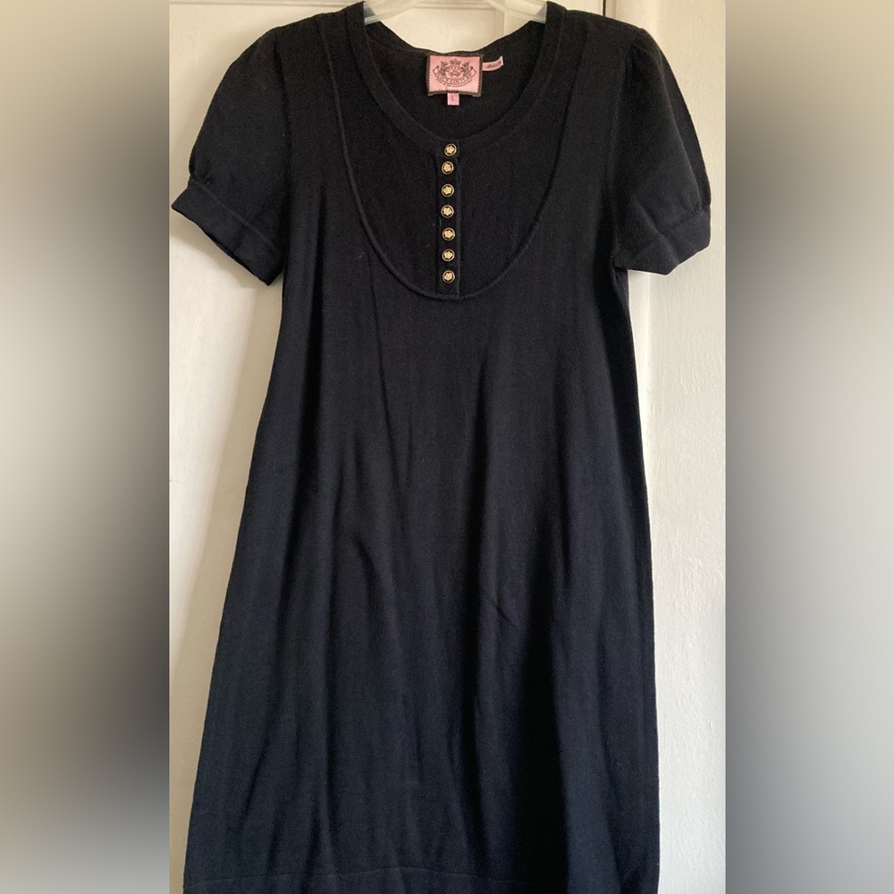 Juicy Couture Black Midi Dress